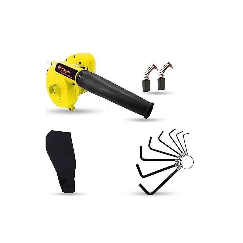 Walkers 800W Plastic Yellow Electric Air Blower WKCB227 with Carbon Brushes 8 Pcs Allen Key image-2