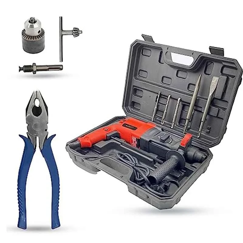 Walkers 1200W Forward Reverse Hammer Drill WKCB392 with 5 Pcs SDS Plus Bit