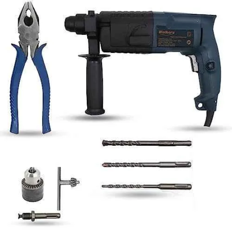 Walkers 750W Forward Reverse Hammer Drill WKCB338 with 3 Bits