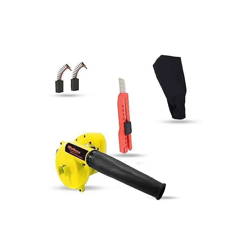 Walkers 800W Plastic Yellow Electric Air Blower WKCB241 with Carbon Brushes Utility Knife image-1