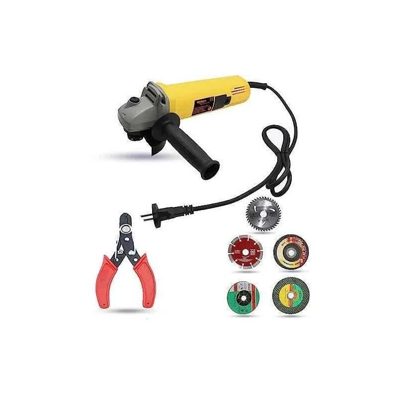 Walkers 800W 4 inch Angle Grinder WKCB477 with 5 Pcs Wheel Wire Cutter image-2