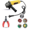 Walkers 800W 4 inch Angle Grinder WKCB477 with 5 Pcs Wheel Wire Cutter