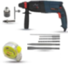 Walkers 1200W Forward Reverse Hammer Drill WKCB363 with 5 Pcs SDS Plus Bit, Drill Chuck, SDS Adapter, Measuring Tape