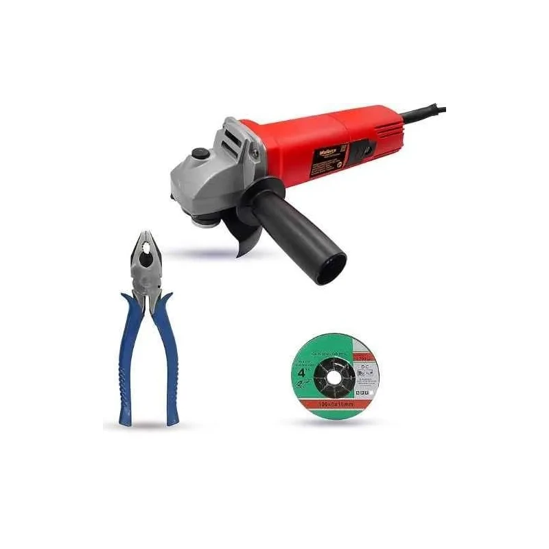 Walkers 800W 4 inch Angle Grinder WKCB462 with Grinding Wheel 8 inch Plier image-3