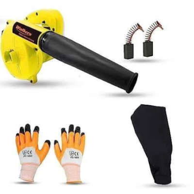 Walkers 800W Plastic Yellow Electric Air Blower WKCB224 with Carbon Brushes Gloves image-1