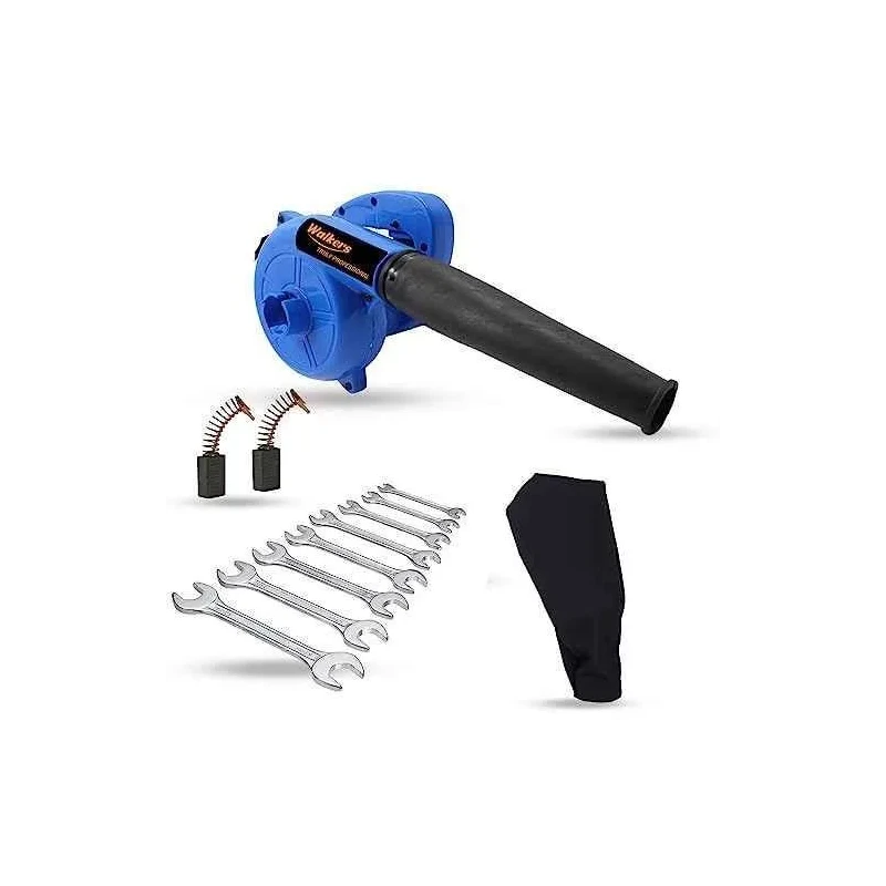 Walkers 800W Plastic Blue Electric Air Blower WKCB223 with Carbon Brushes 8 Pcs Double Open End Wrench image-3
