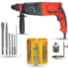 Walkers 1200W Forward Reverse Hammer Drill WKCB394 with 5 Pcs SDS Plus Bit, Drill Chuck, SDS Adapter, 5 in 1 Screwdriver