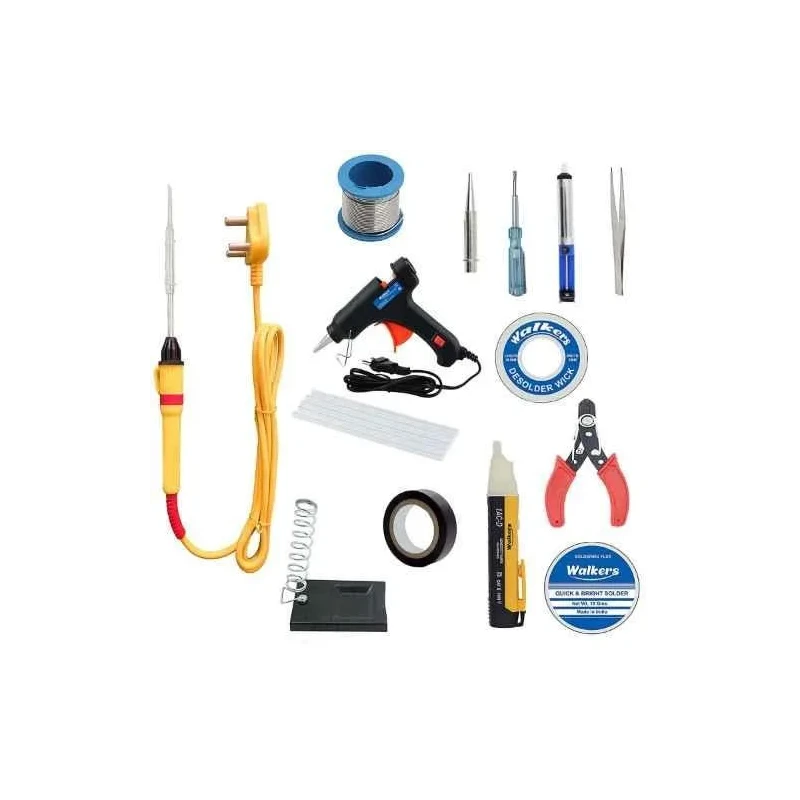 Walkers 14 Pcs 25W Soldering Desoldering Equipment Tool Kit WKCB090 image-2
