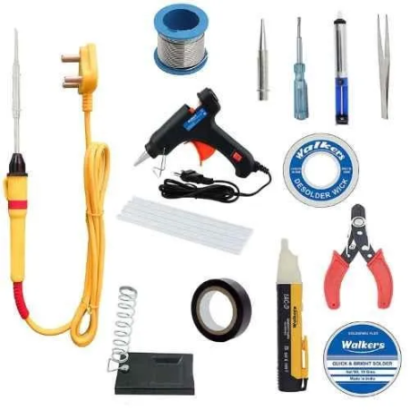 Walkers 14 Pcs 25W Soldering Desoldering Equipment Tool Kit WKCB090 image-2