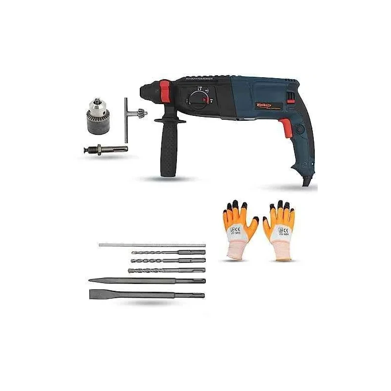Walkers 1200W Forward Reverse Hammer Drill WKCB361 with 5 Pcs SDS Plus Bit