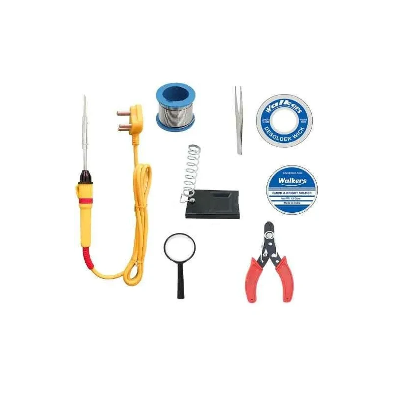 Walkers 8 Pcs 25W Soldering Iron Equipment Tool Kit WKCB047 image-4