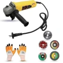 Walkers 800W 4 inch Angle Grinder WKCB469 with 5 Pcs Wheel Gloves image-1