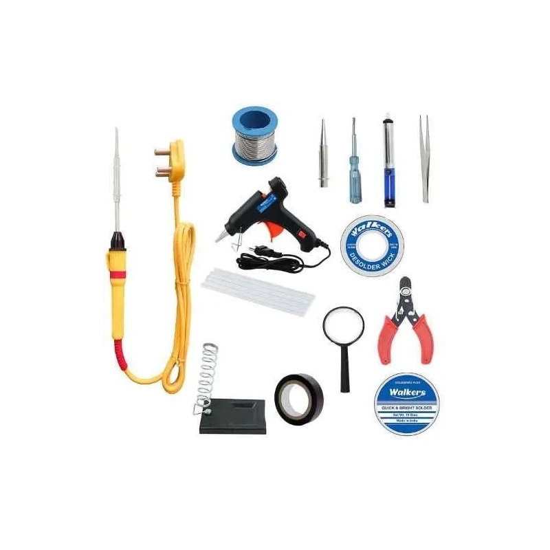Walkers 14 Pcs 25W Soldering Desoldering Equipment Tool Kit WKCB091 image-2
