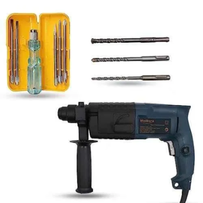 Walkers 750W Forward Reverse Rotation Hammer Impact Drill Machine WKCB327 with 3 Bits 5 in 1 Screwdriver image-5
