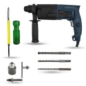 Walkers 750W Forward Reverse Rotation Hammer Drill WKCB339 with 3 Bits