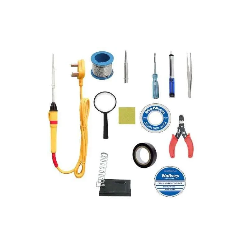 Walkers 13 Pcs 25W Soldering Desoldering Equipment Tool Kit WKCB087 image-1