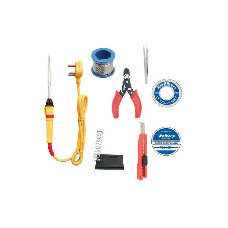 Walkers 8 Pcs 25W Soldering Iron Equipment Tool Kit WKCB044 image-5