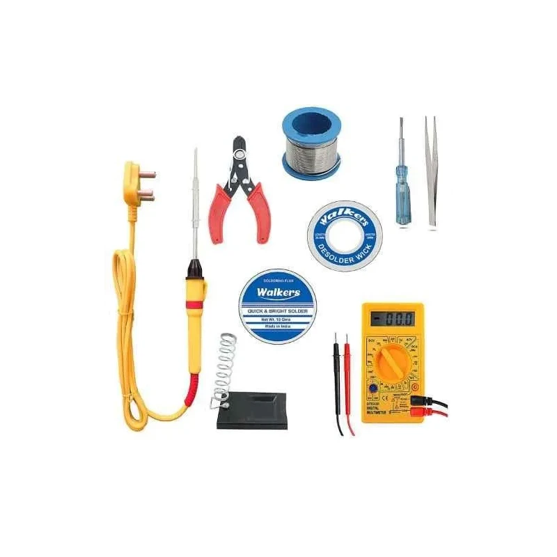 Walkers 9 Pcs 25W Soldering Iron Equipment Tool Kit WKCB074 image-5