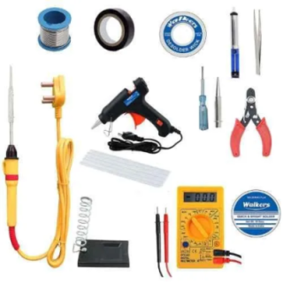 Walkers 14 Pcs 25W Soldering Desoldering Equipment Tool Kit WKCB092 image-2