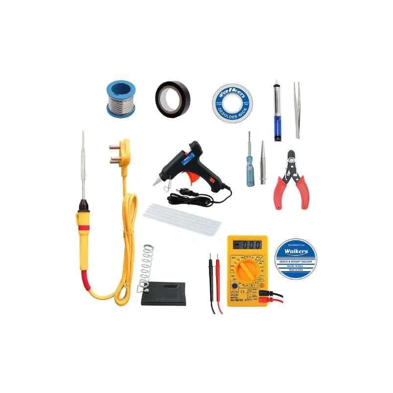 Walkers 14 Pcs 25W Soldering Desoldering Equipment Tool Kit WKCB092 image-2