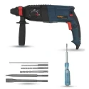 Walkers 1200W Forward Reverse Rotation Hammer Impact Drill WKCB356 with 5 Pcs SDS Plus Bit Line Tester image-3