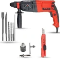 Walkers 1200W Forward Reverse Rotation Hammer Impact Drill WKCB398 with 5 Pcs SDS Plus Bit Utility Knife image-2