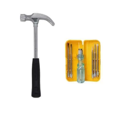 Walkers 10.5 inch Carbon Steel Claw Hammer 5-in-1 Screwdriver Combo WKCB166 image-4
