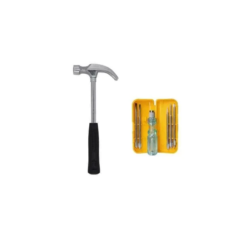 Walkers 10.5 inch Carbon Steel Claw Hammer 5-in-1 Screwdriver Combo WKCB166 image-4