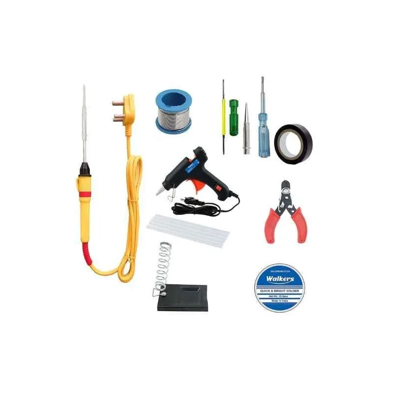 Walkers 11 Pcs 25W Soldering Iron Kit Glue Gun Screwdriver Combo WKCB077 image-2