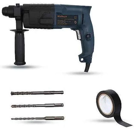 Walkers 750W Forward Reverse Rotation Hammer Impact Drill WKCB328 with 3 Bits Electrical Tape image-4