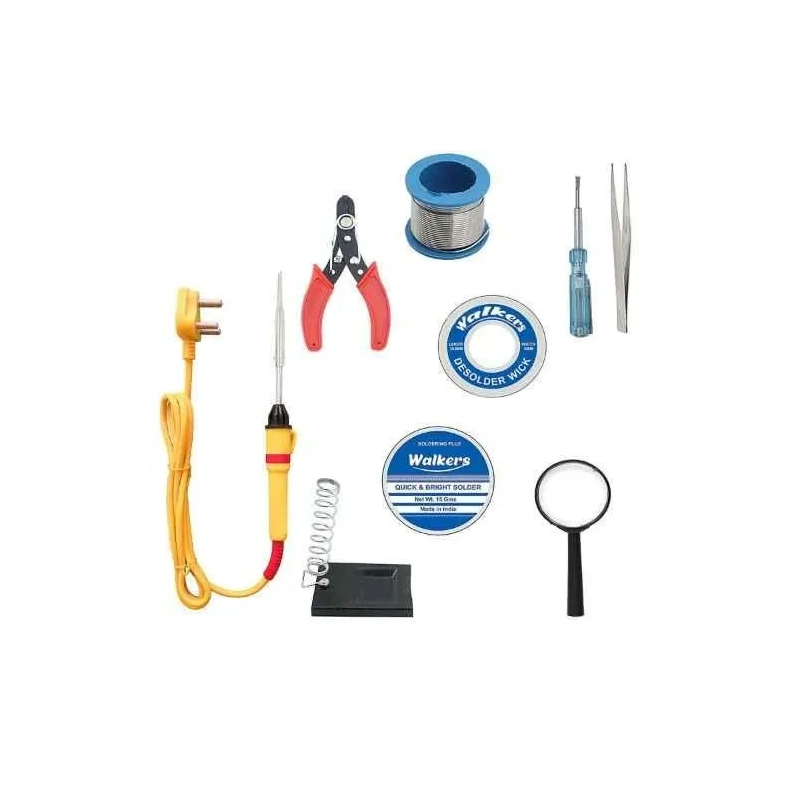 Walkers 9 Pcs 25W Soldering Iron Equipment Tool Kit WKCB076 image-3