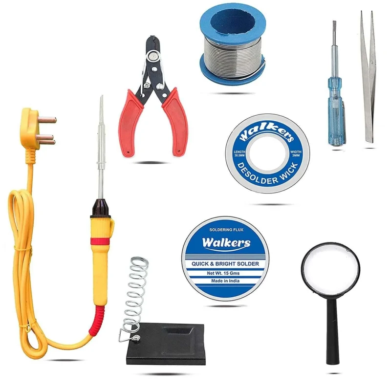 Walkers 9 Pcs 25W Soldering Iron Equipment Tool Kit WKCB076 image-4