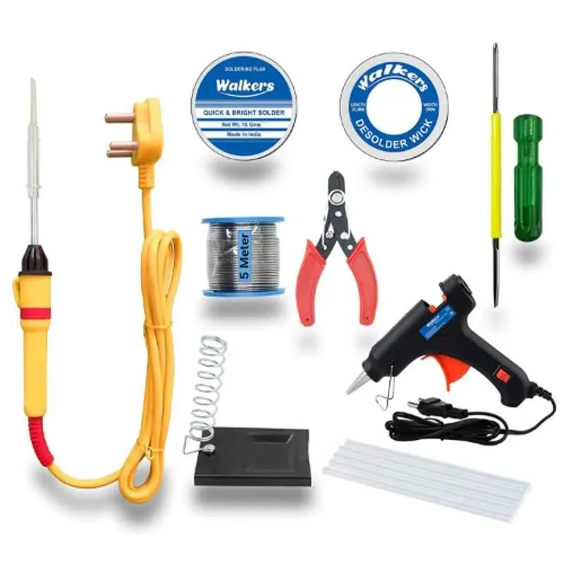 Walkers 9 Pcs 25W Soldering Iron Machine Tool Kit WKFC002 image-1