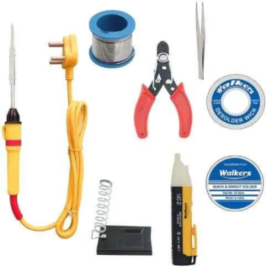 Walkers 8 Pcs 25W Soldering Iron Equipment Tool Kit WKCB045 image-3