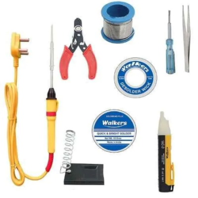 Walkers 9 Pcs 25W Soldering Iron Equipment Tool Kit WKCB075 image-2