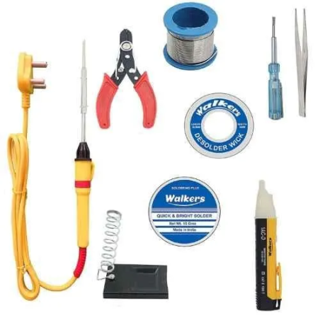 Walkers 9 Pcs 25W Soldering Iron Equipment Tool Kit WKCB075 image-2