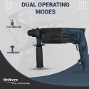 Walkers 750W Forward Reverse Rotation Hammer Impact Drill WKCB329 with 3 Bits Line Tester image-2