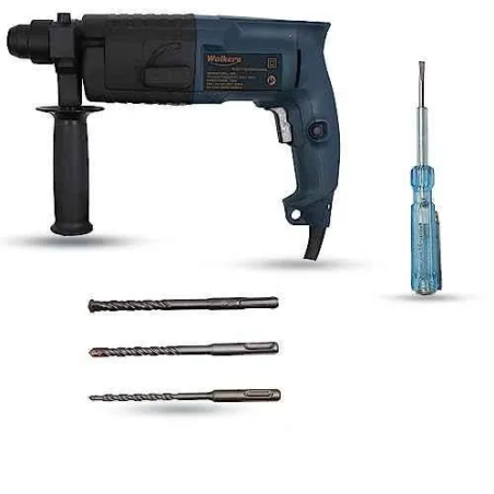Walkers 750W Forward Reverse Rotation Hammer Impact Drill WKCB329 with 3 Bits Line Tester image-4