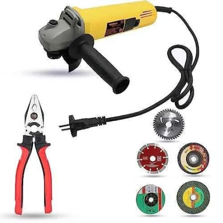 Walkers 800W 4 inch Angle Grinder WKCB471 with 5 Pcs Wheel 8 inch Plier image-4