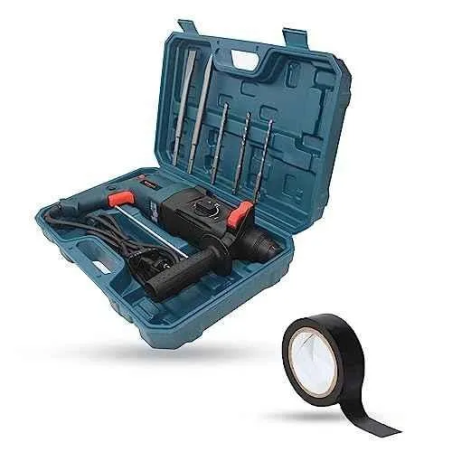 Walkers 1200W Forward Reverse Rotation Hammer Impact Drill WKCB355 with 5 Pcs SDS Plus Bit Electrical Tape image-2