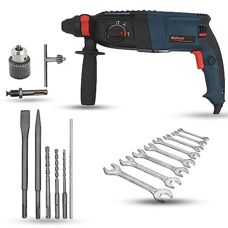 Walkers 1200W Forward Reverse Hammer Drill WKCB373 with 5 Pcs SDS Plus Bit