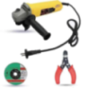 Walkers 800W 4 inch Angle Grinder WKCB457 with Grinding Wheel Wire Cutter