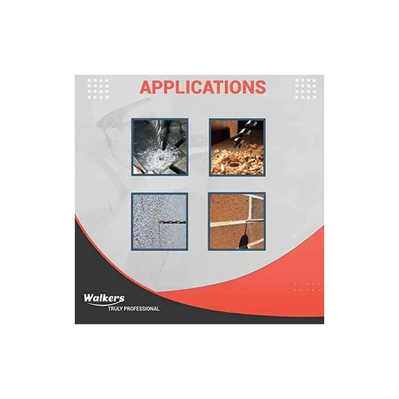 Walkers 1200W Forward Reverse Rotation Hammer Impact Drill WKCB384 with 5 Pcs SDS Plus Bit Wire Cutter image-2