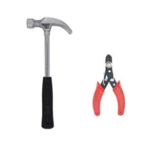 Walkers 10.5 inch Carbon Steel Claw Hammer Wire Cutter Combo WKCB164 image-4