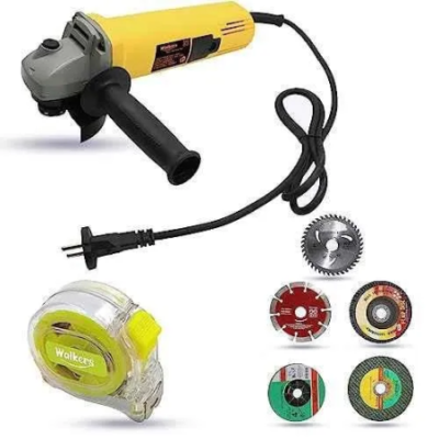 Walkers 800W 4 inch Angle Grinder WKCB470 with 5 Pcs Wheel Measuring Tape image-3