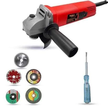 Walkers 800W 4 inch Angle Grinder WKCB486 with 5 Pcs Wheel Line Tester image-2