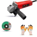 Walkers 800W 4 inch Angle Grinder WKCB459 with Grinding Wheel Gloves image-4