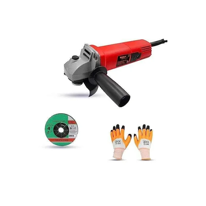 Walkers 800W 4 inch Angle Grinder WKCB459 with Grinding Wheel Gloves image-4