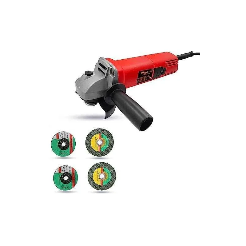 Walkers 800W 4 inch Angle Grinder WKCB408 with 2 Pcs Metal Wheel 2 Pcs Grinding Wheel image-2