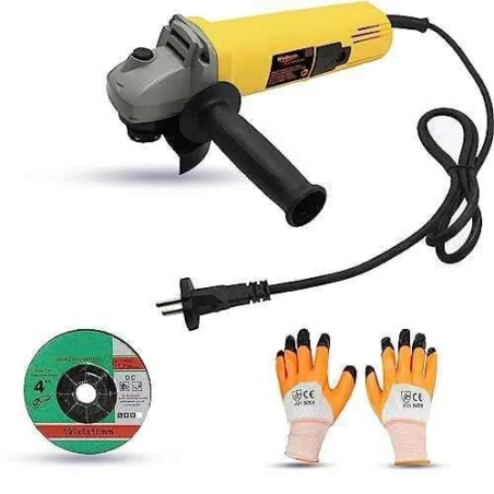 Walkers 800W 4 inch Angle Grinder WKCB449 with Grinding Wheel Gloves image-1
